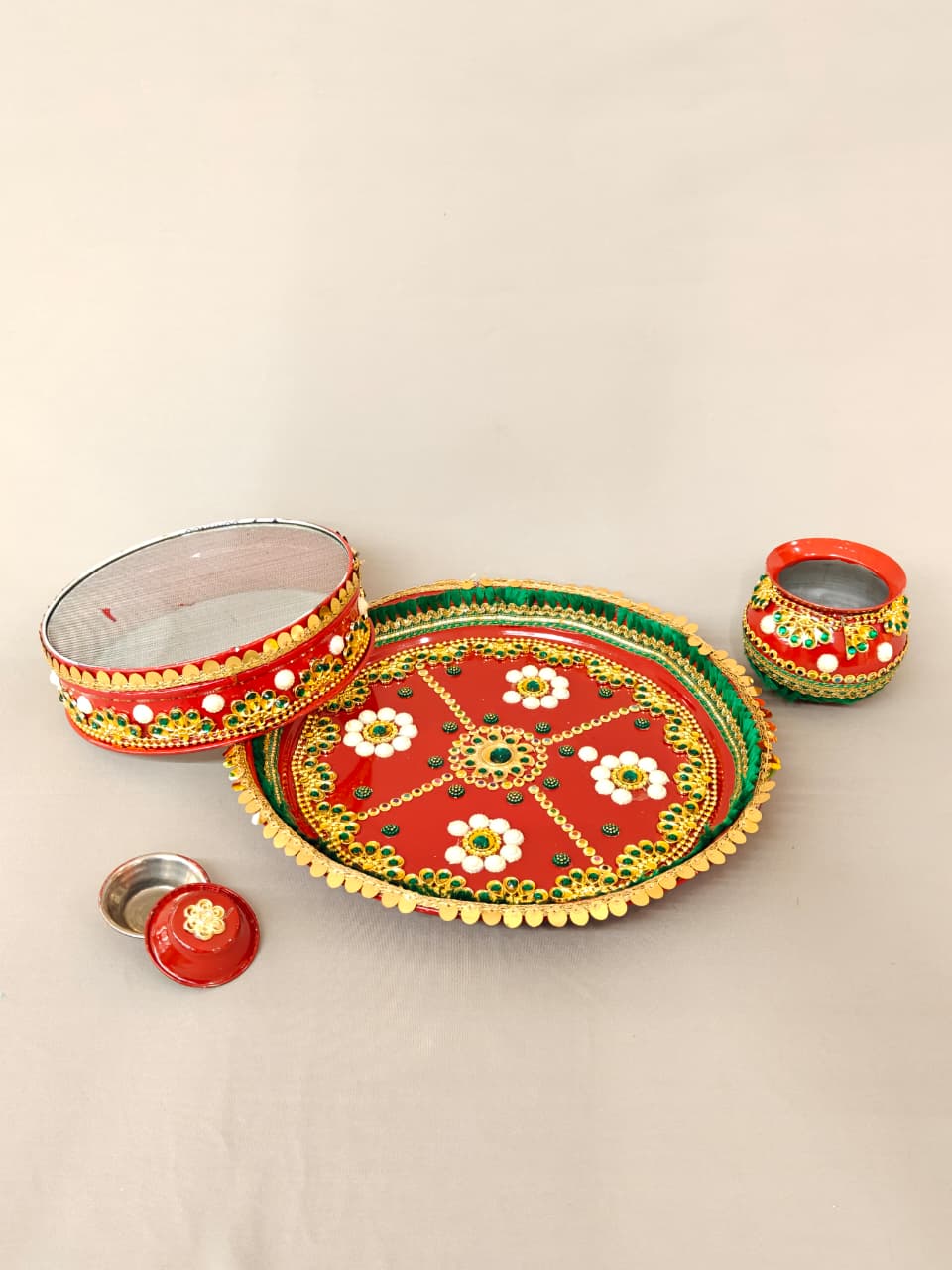 Karvachauth Pooja Thali Set